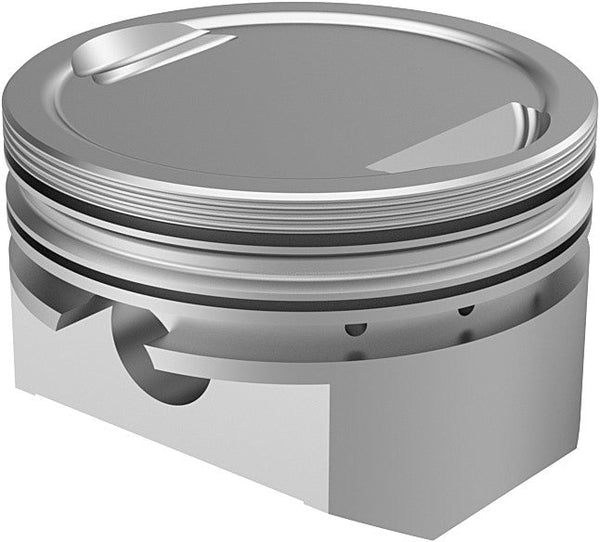 KB Performance KB272.020 Cast Piston Kit (1200cc Conversion, Dish Top) - .020in. Oversize to 3.518in., 10:1 Compression - sxspowersports