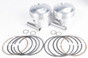 KB Performance KB297.010 Cast Piston Kit (80ci., Domed) - .010in. Oversize to 3.508in., 8.3:1 Compression - sxspowersports