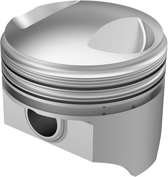 KB Performance KB297.020 Cast Piston Kit (80ci., Domed) - .020in. Oversize to 3.518in., 8.3:1 Compression - sxspowersports