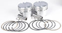 KB Performance KB305.010 Cast Piston Kit (80ci., Domed) - .010in. Oversize to 3.508in., 9.6:1 Compression - sxspowersports
