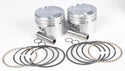 KB Performance KB305.020 Cast Piston Kit (80ci., Domed) - .020in. Oversize to 3.518in., 9.6:1 Compression - sxspowersports