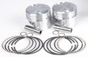KB Performance KB305.030 Cast Piston Kit (80ci., Domed) - .030in. Oversize to 3.528in., 9.6:1 Compression - sxspowersports