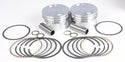 KB Performance KB348.005 Cast Piston Kit (95ci., Domed) - .005in. Oversize to 3.88in., 9.3:1 Compression - sxspowersports