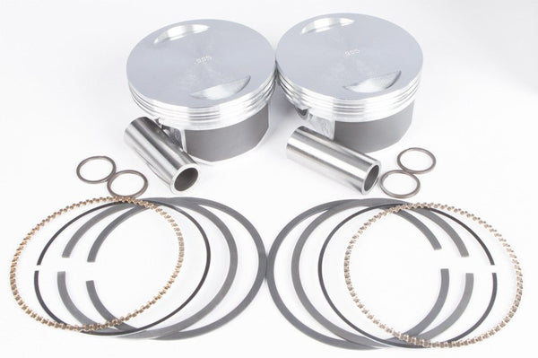 KB Performance KB409C.005 Cast Piston Kit (103ci., Flat Top) - .005in. Oversize to 3.88in., 10:1 Compression - sxspowersports