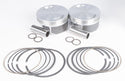 KB Performance KB409C.010 Cast Piston Kit (103ci., Flat Top) - .010in. Oversize to 3.885in., 10:1 Compression - sxspowersports