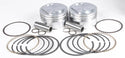KB Performance KB411.005 Cast Piston Kit (95ci., Domed) - .005in. Oversize to 3.880in., 10.5:1 Compression - sxspowersports