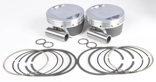 KB Performance KB904C.010 Forged Piston Kit (95ci. Big Bore, Domed) - .010in. Oversize to 3.885in., 9.25:1 Compression - sxspowersports