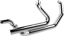 Khrome Werks 200670 2-Into-2 Crossover Headers with Heat Shields - Chrome - sxspowersports