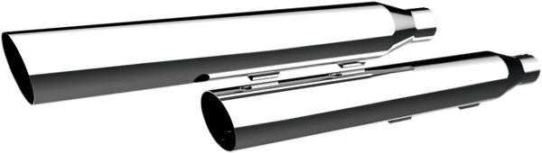 Khrome Werks 202355 3in. HP-Plus Slip-On Mufflers - Slant Down - Chrome - sxspowersports