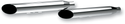 Khrome Werks 202380 3in. HP-Plus Slip-On Mufflers - Slash-Cut - Chrome - sxspowersports