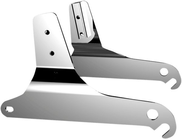 Khrome Werks 263606D Sissy Bar Sideplates - Chrome - sxspowersports