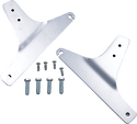 Khrome Werks 263608A Sissy Bar Sideplates - Chrome - sxspowersports