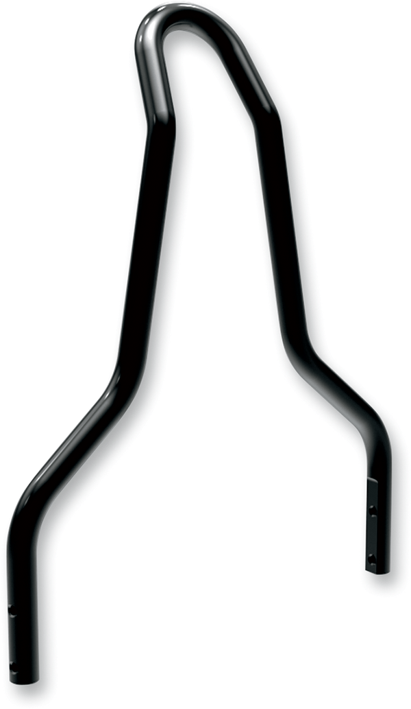 Khrome Werks 263819 Sissy Bar - Round - Black - sxspowersports