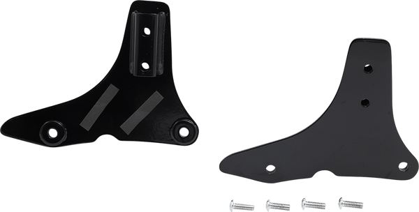 Khrome Werks 263855 Round Side Plates - Gloss Black - sxspowersports