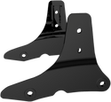 Khrome Werks 263855 Round Side Plates - Gloss Black - sxspowersports