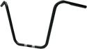 Khrome Werks 300822 1in. Ape Hanger Handlebar - Dimpled and Drilled - Black - sxspowersports