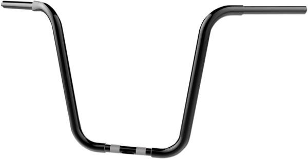 Khrome Werks 300878 1-1/4in. Fat Bobber-Style Ape Hanger Handlebar - 16in. - Black - sxspowersports