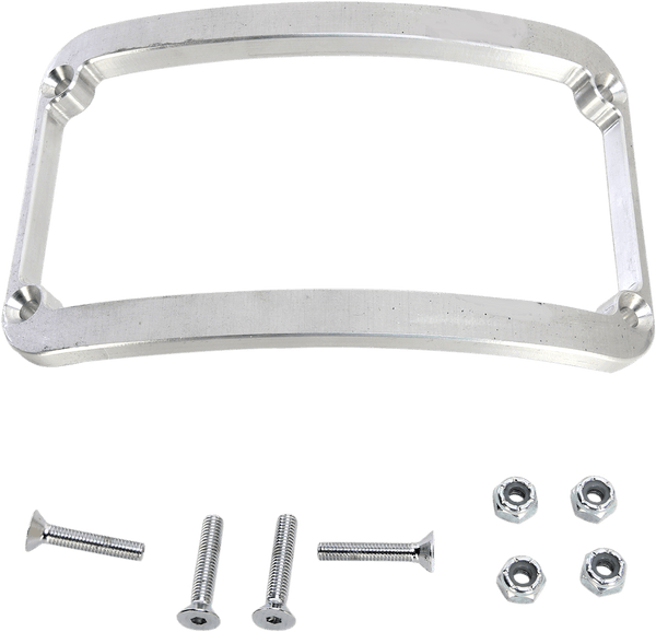 Klock Werks KW05-01-0083-C License Plate Frame for 7.125in. Rear Fender - Chrome - sxspowersports