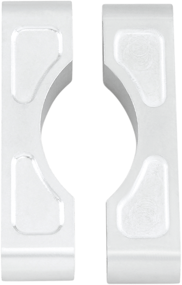 Klock Werks KW05-01-0103-R Tire Hugger Front Fender Mounting Blocks for 16in./17in./18in. Tire - Raw Finish - sxspowersports
