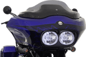 Klock Werks KW05-01-0189 8in. Flare Windshield - Dark Smoke - sxspowersports