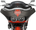 Klock Werks KW05-01-0189 8in. Flare Windshield - Dark Smoke - sxspowersports