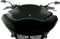 Klock Werks KW05-01-0190 8in. Flare Windshield - Black - sxspowersports
