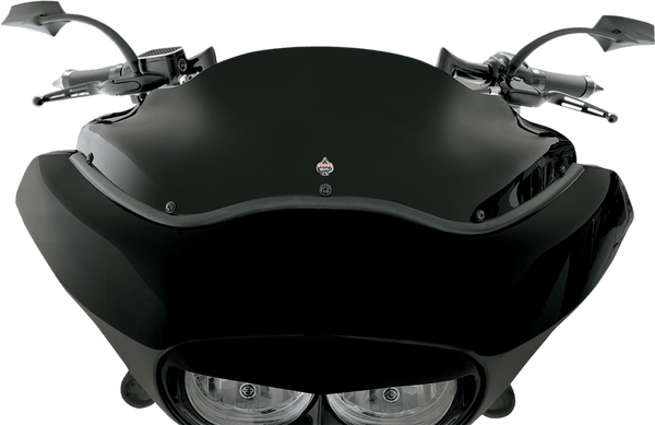 Klock Werks KW05-01-0190 8in. Flare Windshield - Black - sxspowersports