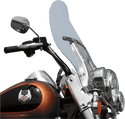 Klock Werks KW05-01-0217 19in. Flare Billboard Windshield - Clear - sxspowersports