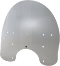 Klock Werks KW05-01-0217 19in. Flare Billboard Windshield - Clear - sxspowersports
