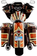 Klock Werks KW05-01-0304 The One Rear Fender - Frenched without Pre-Drilled Blinker Holes - sxspowersports
