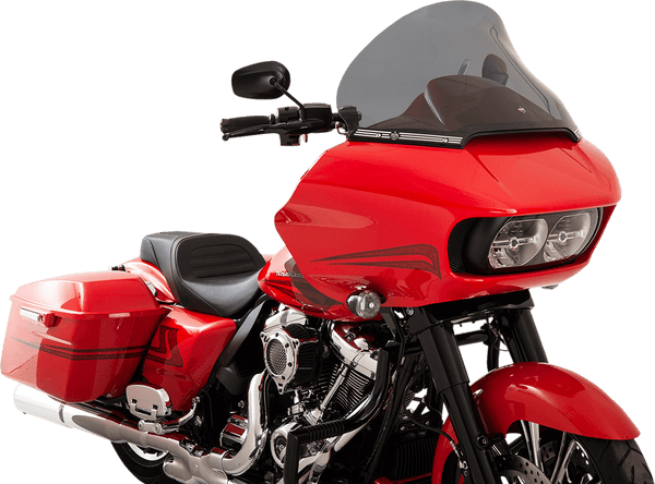 Klock Werks KW05-01-0315 15in. Pro-Touring Flare Windshield - Dark Smoke - sxspowersports