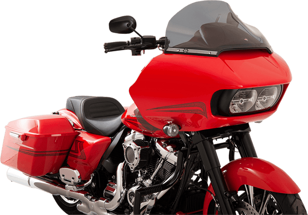 Klock Werks KW05-01-0317 14in. Sport Flare Windshield - Dark Smoke - sxspowersports