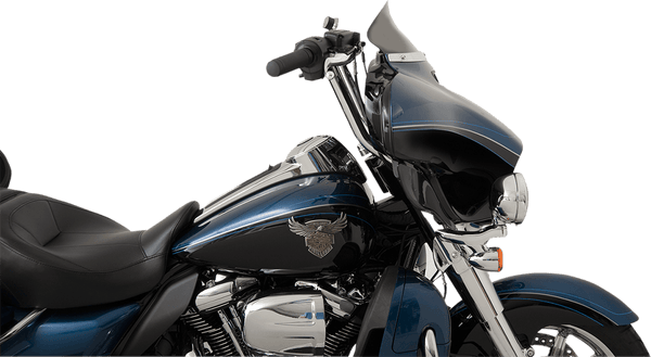 Klock Werks KW05-01-0319 5in. Flare Low Windshield - Black - sxspowersports