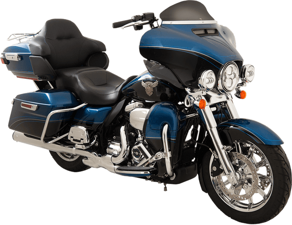 Klock Werks KW05-01-0319 5in. Flare Low Windshield - Black - sxspowersports