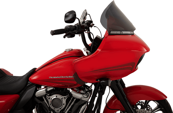 Klock Werks KW05-01-0328 12in. Pro-Touring Flare Windshield - Dark Smoke - sxspowersports