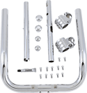 Klock Werks KW05-01-0334 Pullback Klip Hanger Handlebar - 14in. - Chrome/Chrome - sxspowersports
