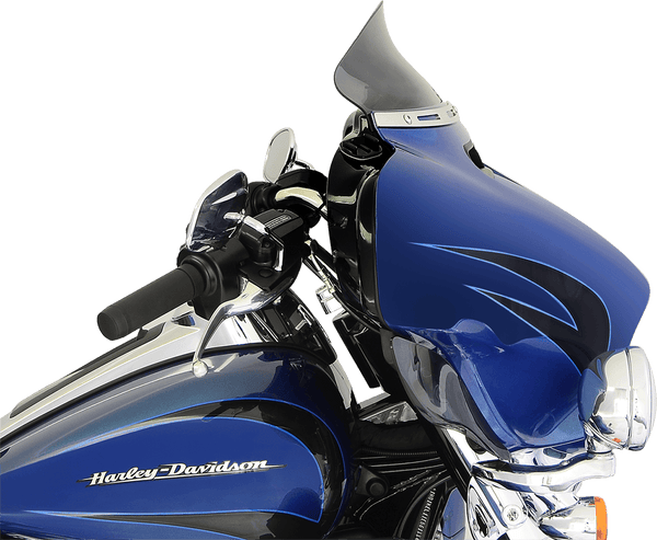Klock Werks KW05-01-0389 5in. Flare Low Windshield - Dark Smoke - sxspowersports