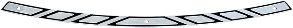 Klock Werks KW05-01-0459 Flare Series Windshield Trim - Black Contrast - sxspowersports