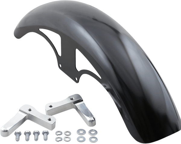 Klock Werks KW05-01-0493-R Hugger Series Front Fenders With Mounting Blocks - P-Tom - sxspowersports