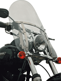 Klock Werks KW05-02-0223 17.5in. Flare Billboard Windshield - Clear - sxspowersports