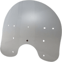 Klock Werks KW05-02-0235 17in. Flare Billboard Windshield - Clear - sxspowersports