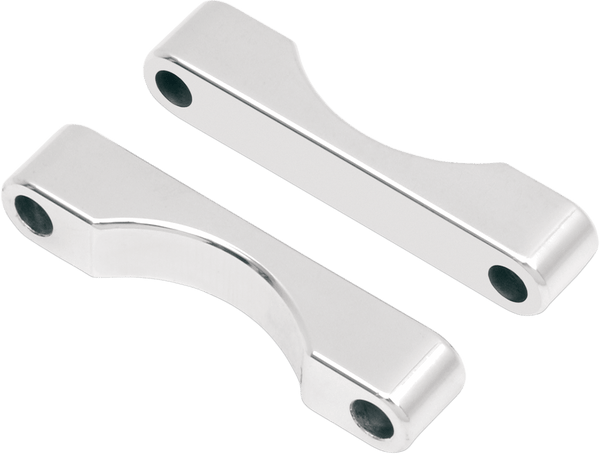 Klock Werks KW05010101R WFB Benchmark Bagger Front Fender Blocks - Raw Finish - sxspowersports