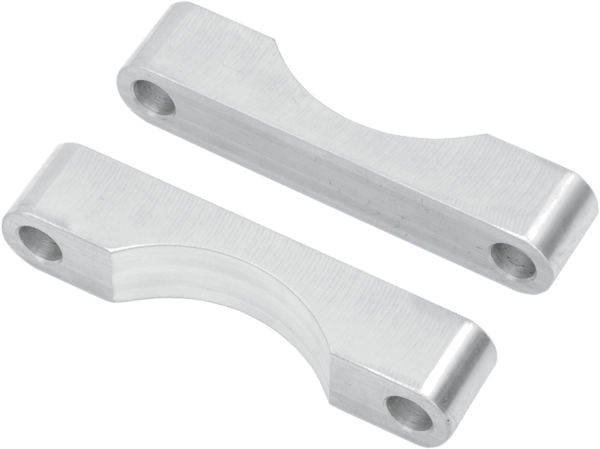 Klock Werks KW05010101R WFB Benchmark Bagger Front Fender Blocks - Raw Finish - sxspowersports