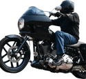 Klock Werks KW050101102014 Tire Hugger Series Thickster Front Fender with Mounting Blocks for 16in.-19in. Wheel - sxspowersports