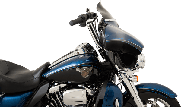 Klock Werks KW050102002014 6.5in. Flare Windshield - Black - sxspowersports