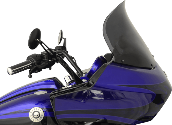 Klock Werks KW05010257 14in. Flare Windshield - Dark Smoke - sxspowersports