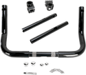 Klock Werks KW06-01-8015-B Klip Hanger Handlebar - 10in. - Black/Black - sxspowersports