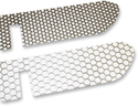 Klock Werks KW12-00-0002 Fairing Vent Screen - Round - Chrome - sxspowersports