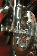 Klock Werks KW16-01-0010-C Lower Fork Leg/Axle Caps - Chrome - sxspowersports