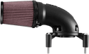 K&N Engineering 57-1134 Aircharger Intake System with Cast Aluminum Intake Tubes - Satin Black - sxspowersports